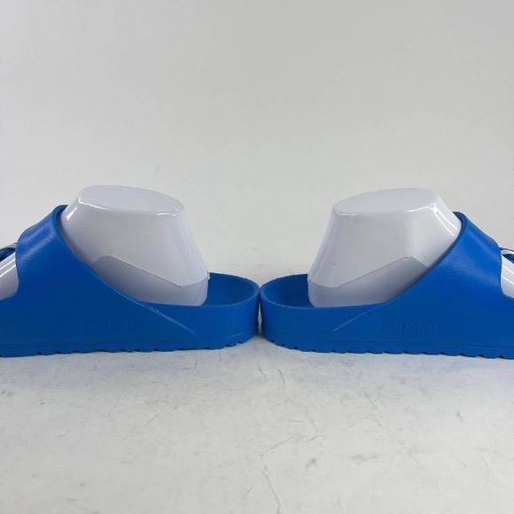 Birkenstock Women's Arizona Essentials EVA Sandals US 10 Blue Rubber Slide Shoes - Picture 7 of 10